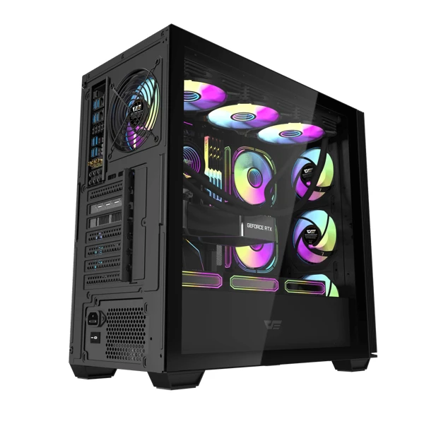 Case Aigo Darkflash DS900WS Black thumbnail 3