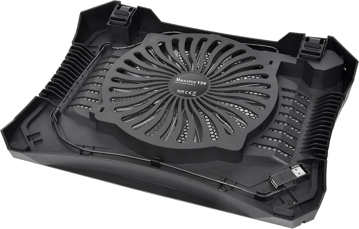 Thermaltake Massive V20 Large 200mm Ultra Cooling Fan Notebook Laptop Cooling Pad thumbnail 4