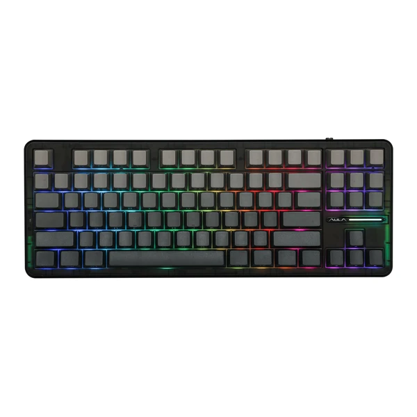 AULA F87 Black Mechanical Keyboard Space Crystal Switch thumbnail 8