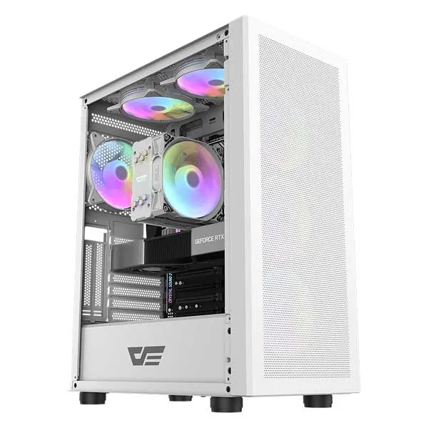 Aigo DarkFlash DLC29 Full Mesh White Case - Image 1