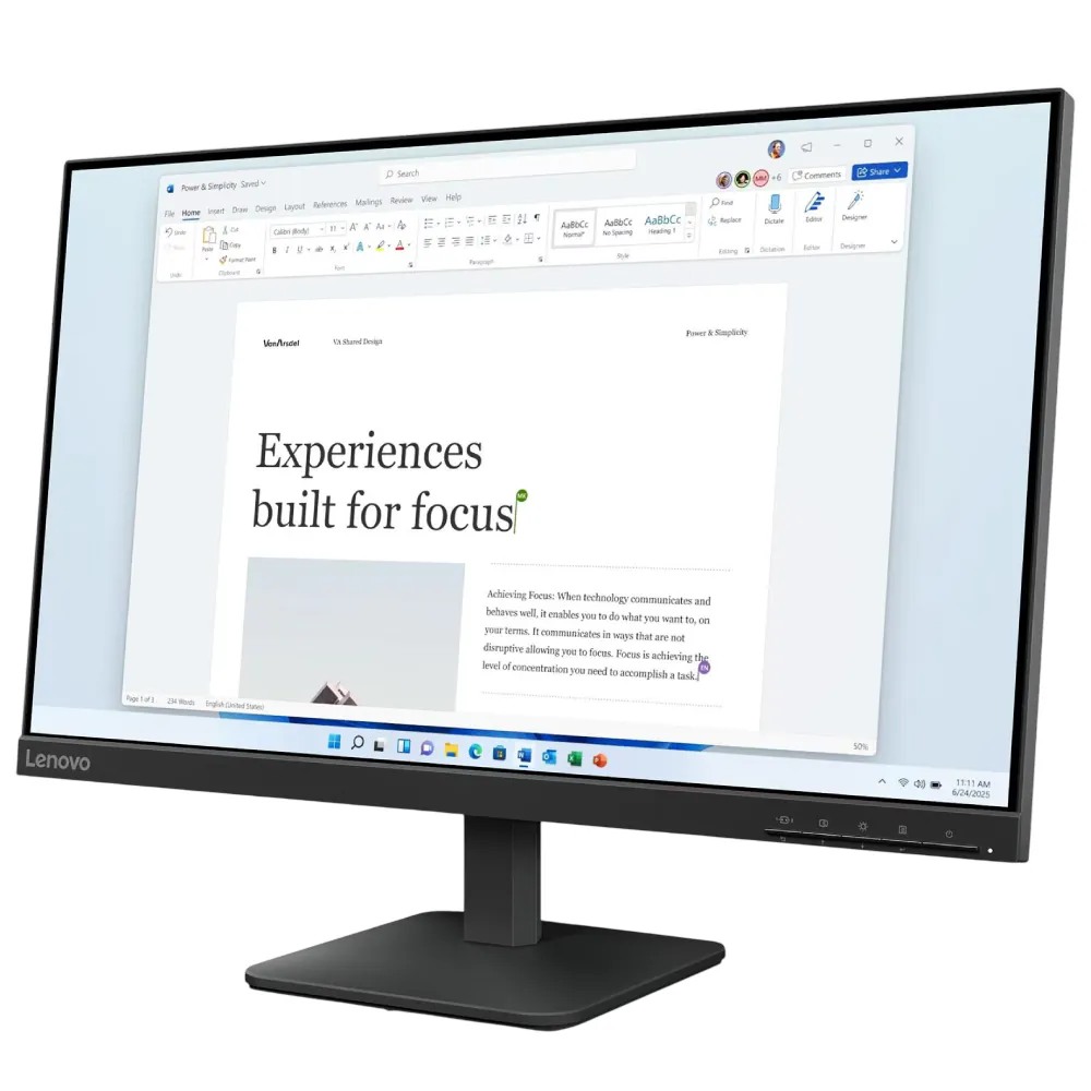 Monitor Lenovo L24-4e 68C2KAC1EU thumbnail 3