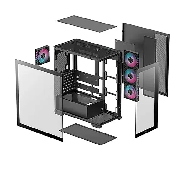 DeepCool CG580 4F ATX PC Case thumbnail 5