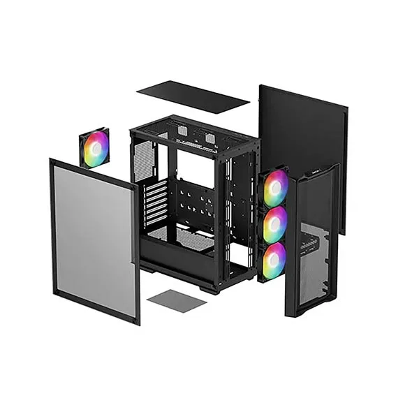 DeepCool CC560 Mesh V2 Mid Tower PC Case thumbnail 5