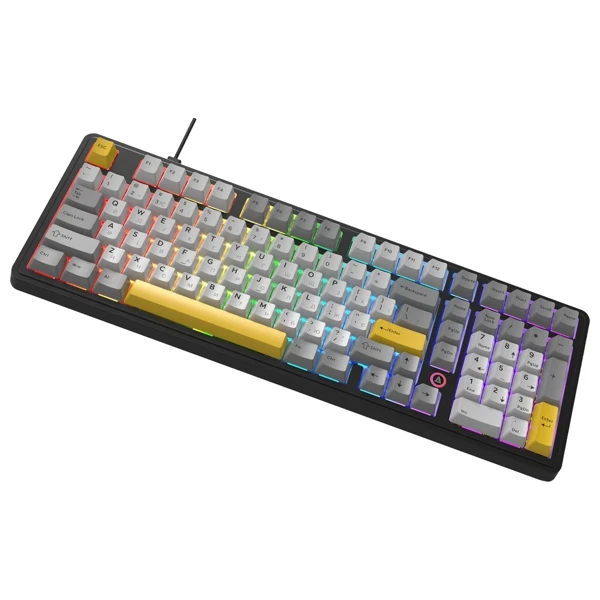 Ajazz AK980 Black Gray Yellow thumbnail 5