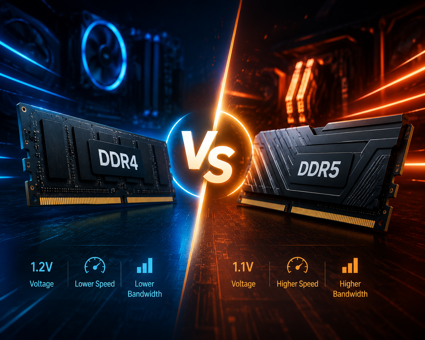 Разница между DDR4 и DDR5 RAM – Что выбрать? | Note Tech