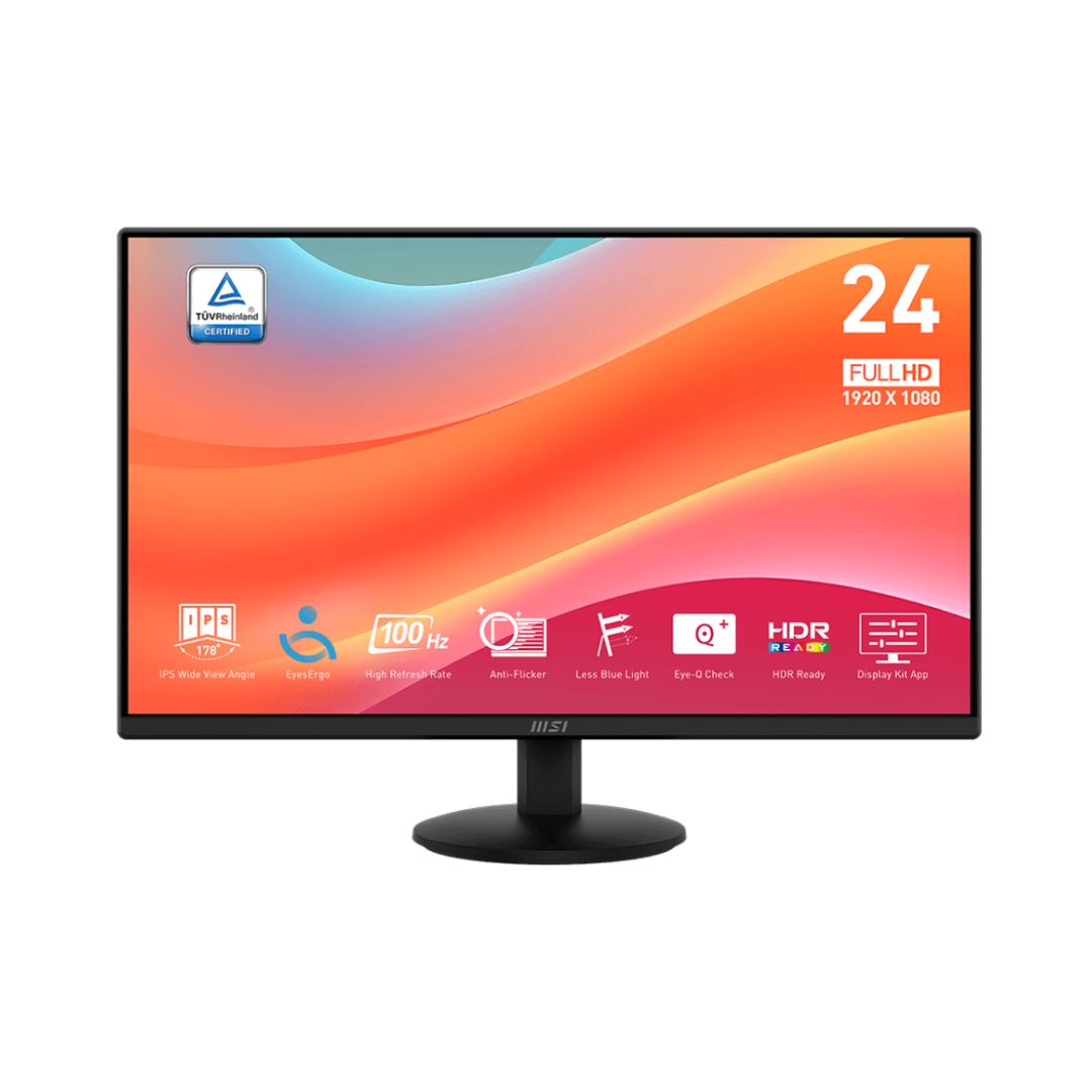 MSI Pro MP242L 23.8 inch FHD Monitor 9S6-3PD5CT-007 - Image 1