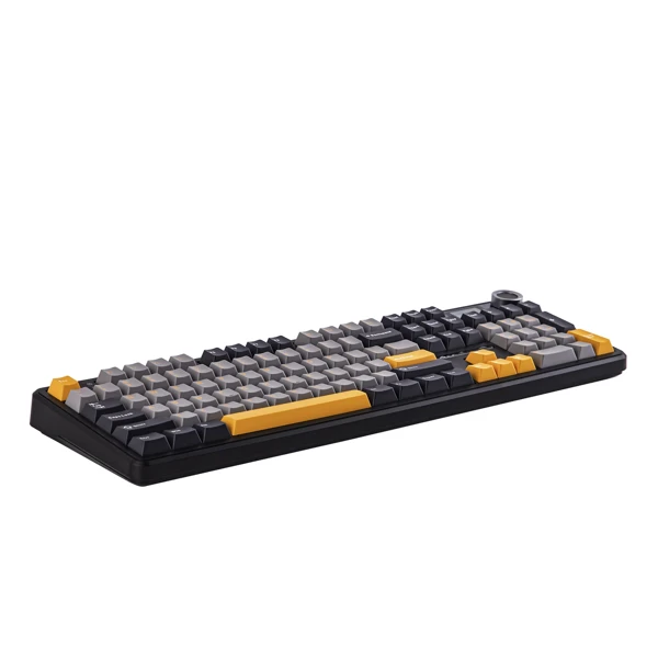 AULA F108 Pro Gray Yellow Reaper Switch Wireless Keyboard thumbnail 5