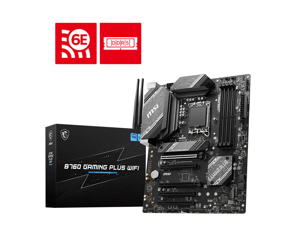 MSI B760 GAMING PLUS WIFI Motherboard - Image 1