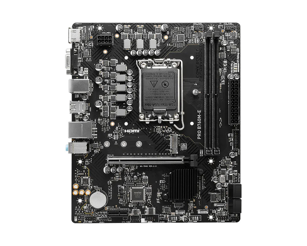 MSI PRO B760M-E DDR5 Motherboard thumbnail 3