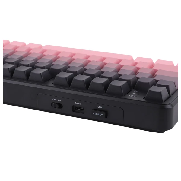 AULA F108 Pro Wireless Keyboard Gradient Pink thumbnail 4