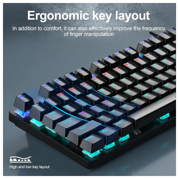 Aula S2022 Pro Wired Mechanical Gaming Keyboard thumbnail 5
