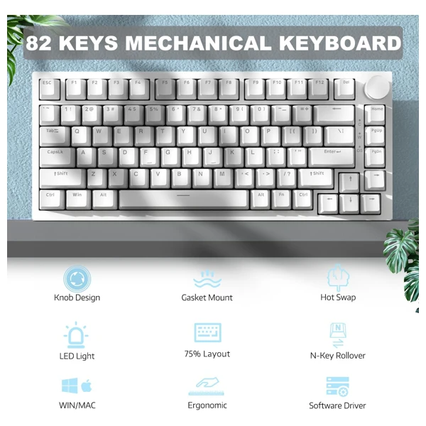 Ajazz AK820 White thumbnail 3
