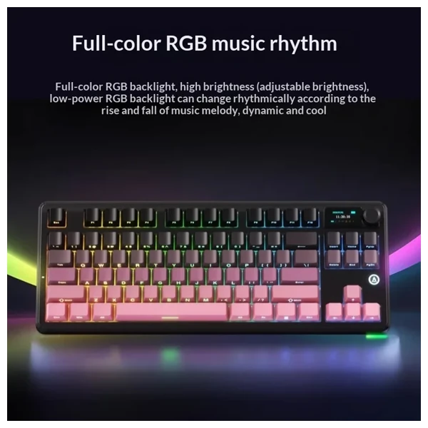 Ajazz MK87 Gradient Black Pink thumbnail 3