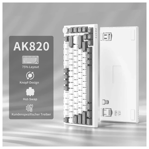 Ajazz AK820 Gray-White thumbnail 3