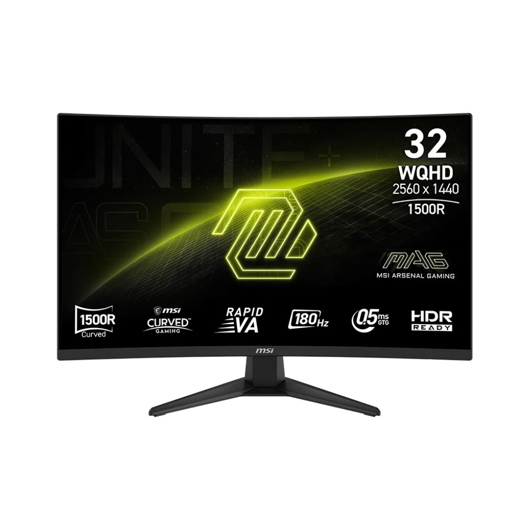 MSI MAG 321CQF E18 2K 180Hz CURVED Gaming Monitor