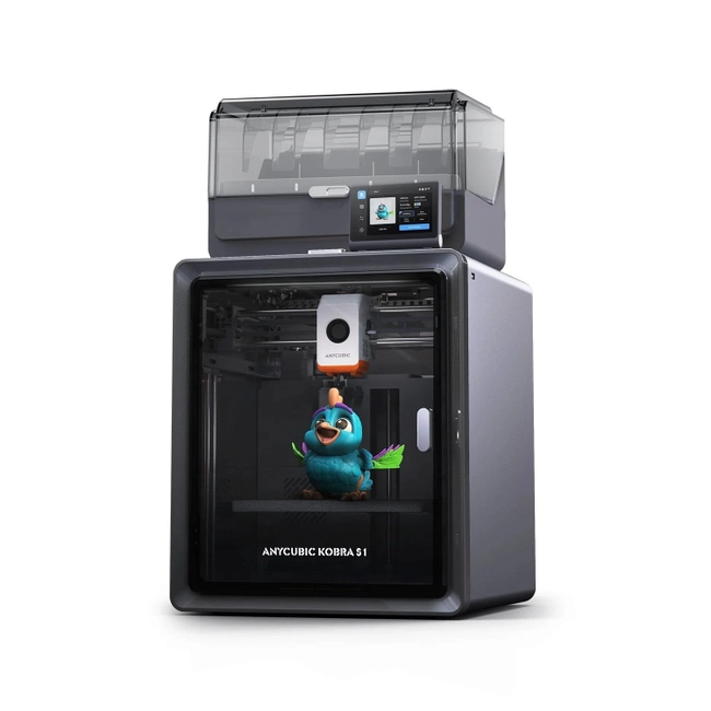 Anycubic Kobra S1 Combo 3D printer KS1CBK0B-O - Image 1