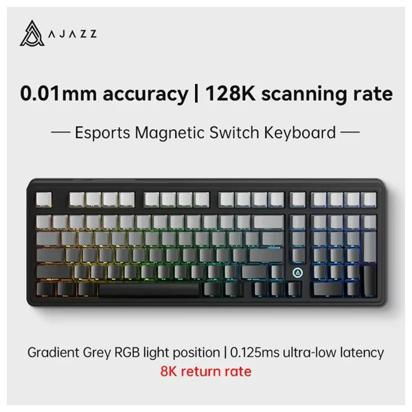 Ajazz AK980 MAX Gradient Black Gray thumbnail 4