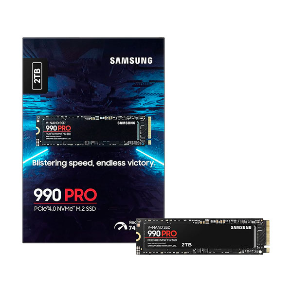 Samsung 990 PRO 2TB NVMe PCIe 4.0 M.2 SSD - Image 1