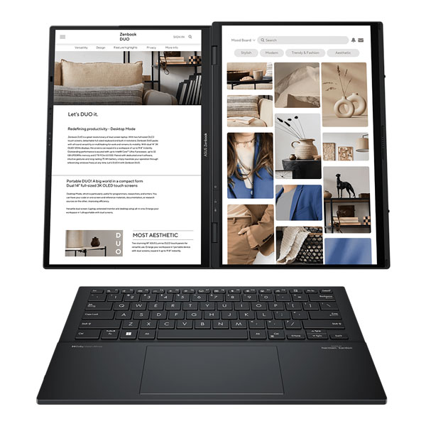 ASUS Zenbook DUO OLED UX8406CA-PZ079W 90NB14X1-M00330 thumbnail 3