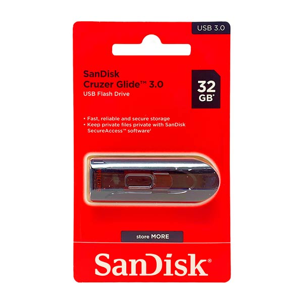 SanDisk Cruzer Glide 32GB USB Flash Drive - Image 1
