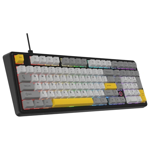 Ajazz AK980 Black Gray Yellow thumbnail 4