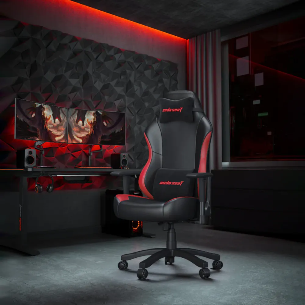 Gaming Chair AndaSeat Luna AD18-48-BR-PV Black, Red thumbnail 5