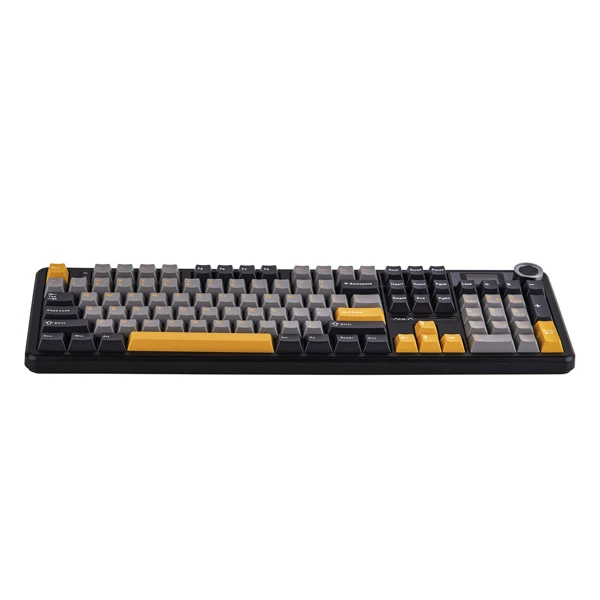 AULA F108 Pro Gray Yellow Reaper Switch Wireless Keyboard thumbnail 4