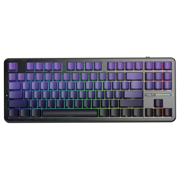 AULA F87 Gradient Purple Mechanical Keyboard