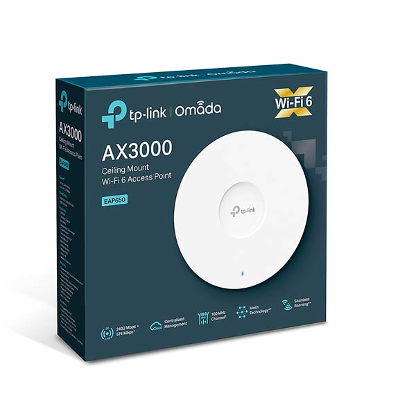 TP-Link EAP650 Wi-Fi 6 Access Point With AX3000 - Image 1