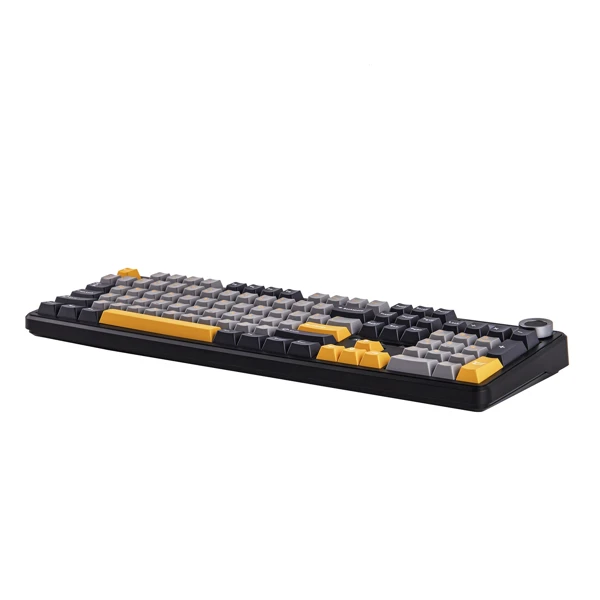 AULA F108 Pro Gray Yellow Reaper Switch Wireless Keyboard thumbnail 6