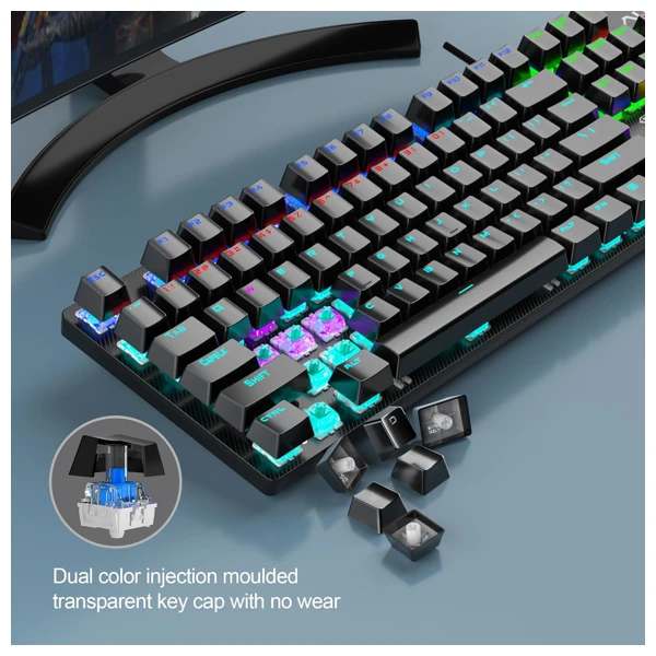 Aula S2022 Pro Wired Mechanical Gaming Keyboard thumbnail 4