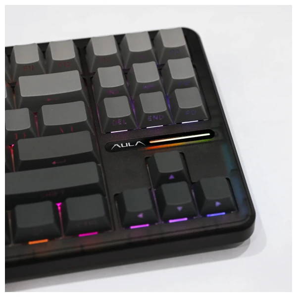 AULA F87 Black Mechanical Keyboard Space Crystal Switch thumbnail 5