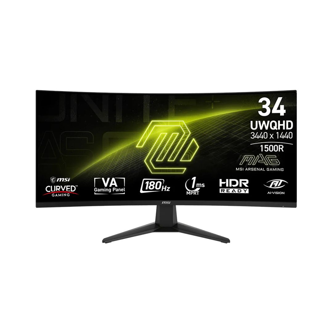 MSI MAG 346CQ E18 3.5K 180Hz CURVED Gaming Monitor