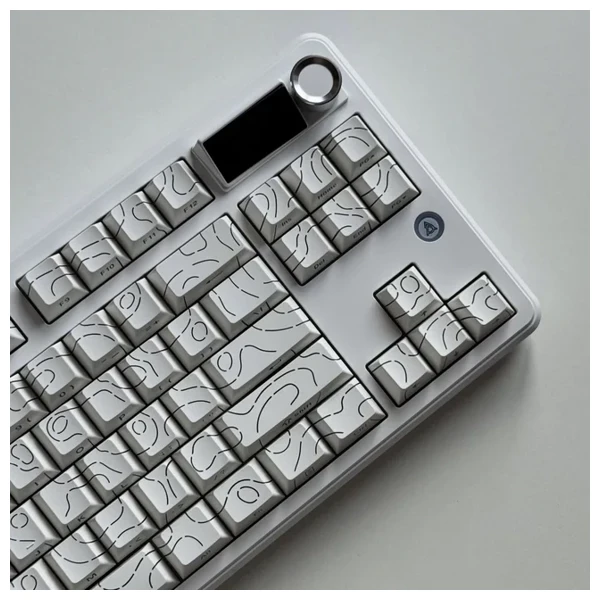 Ajazz MK87 Side Engraved Contour White thumbnail 3