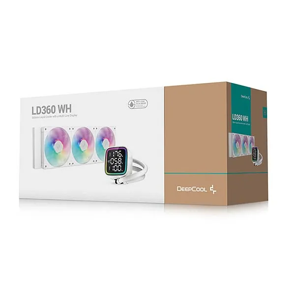DeepCool LD360 360mm White Liquid CPU Cooler - Image 1