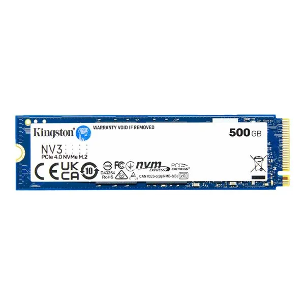 Kingston 500GB NV3 PCIe 4.0 NVMe SSD SNV3S/500G thumbnail 2