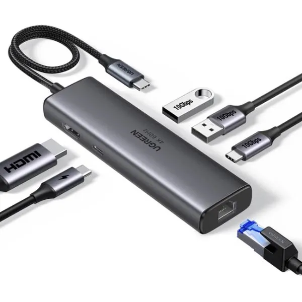 Ugreen CM512 6-in-1 USB-CHub 45000 - Image 1