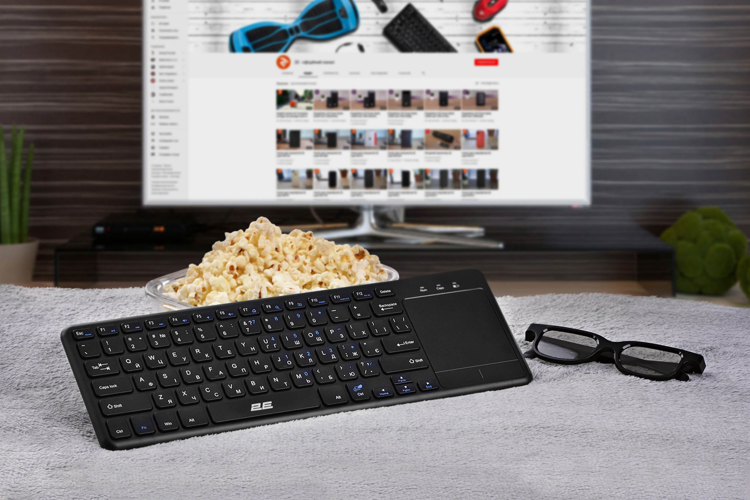 2E KT100 Wireless Keyboard with TouchPad thumbnail 8