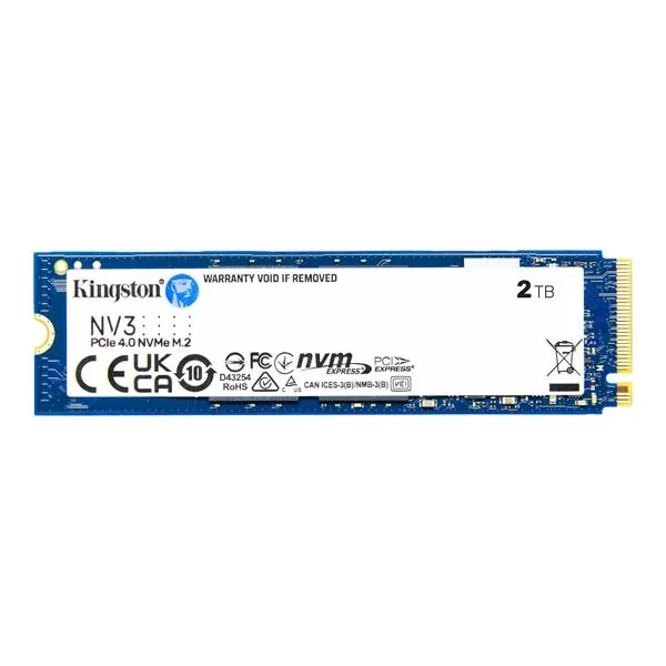 Kingston 2TB NV3 PCIe 4.0 NVMe SSD SNV3S/2000G thumbnail 2