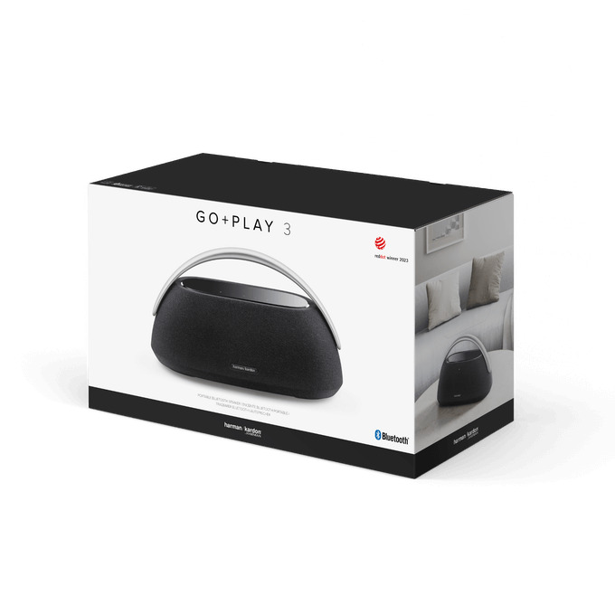 Harman Kardon Go + Play 3 Portable Bluetooth Speaker Black HKGOPLAY3BLKUK thumbnail 3