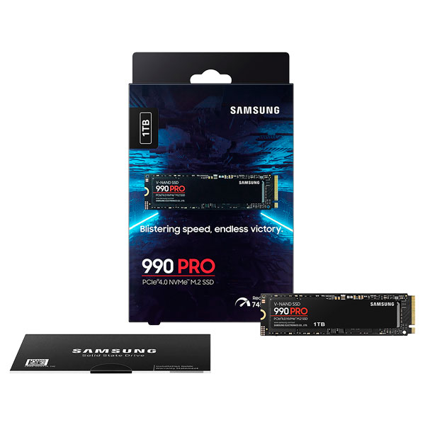 Samsung 990 PRO 1TB NVMe PCIe 4.0 M.2 SSD - Image 1
