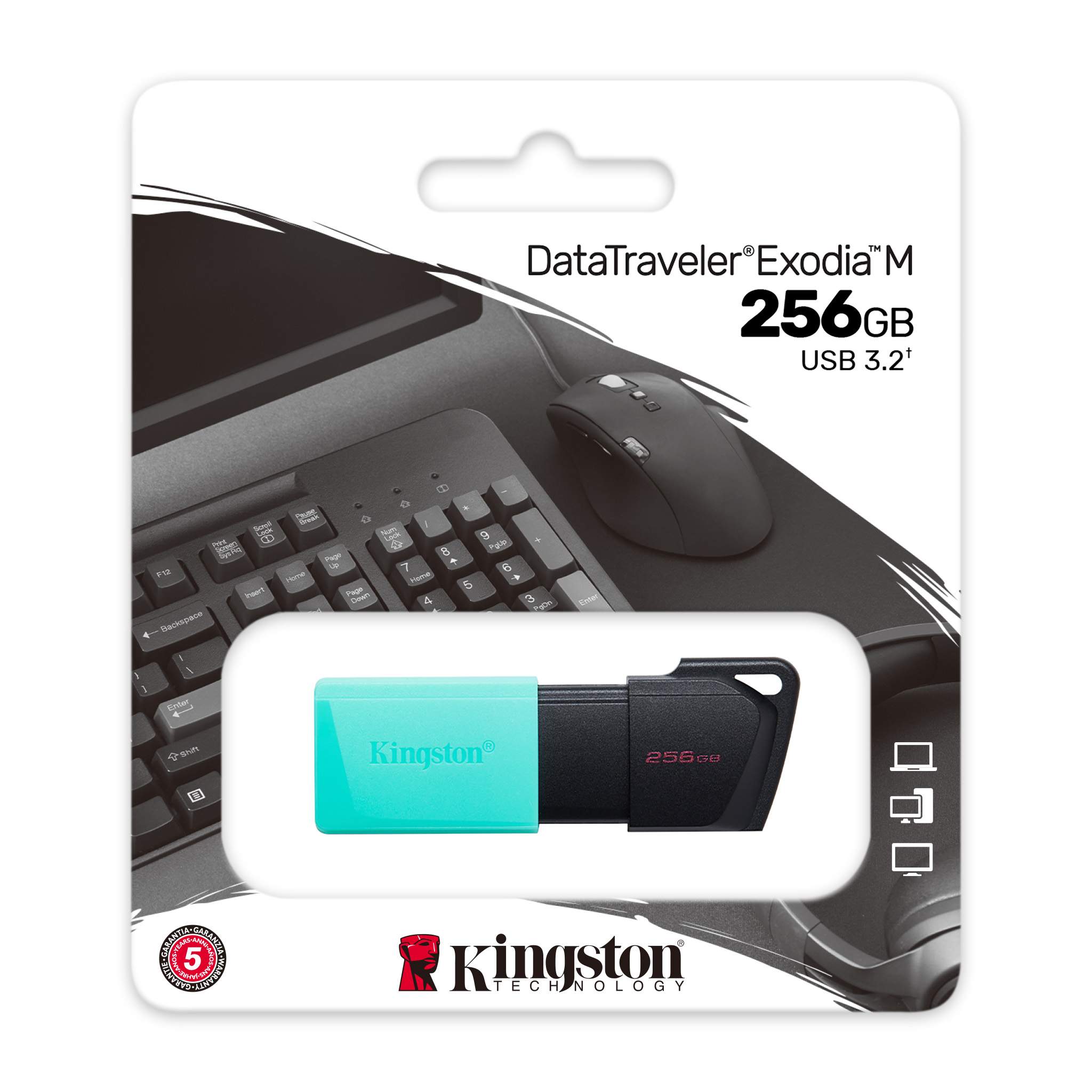 Kingston DataTraveler Exodia 256GB M DTXM/256GB-N - Image 1